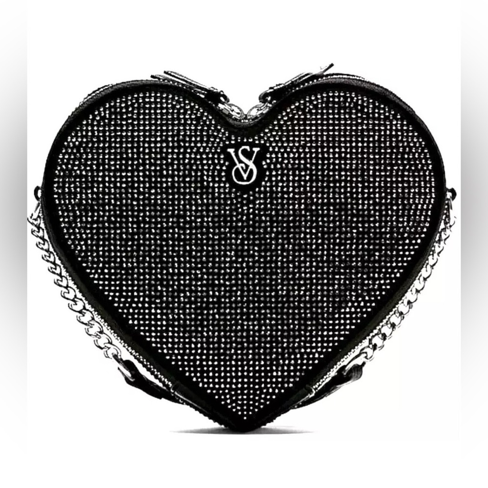 Victoria's Secret Black Heart Clutch